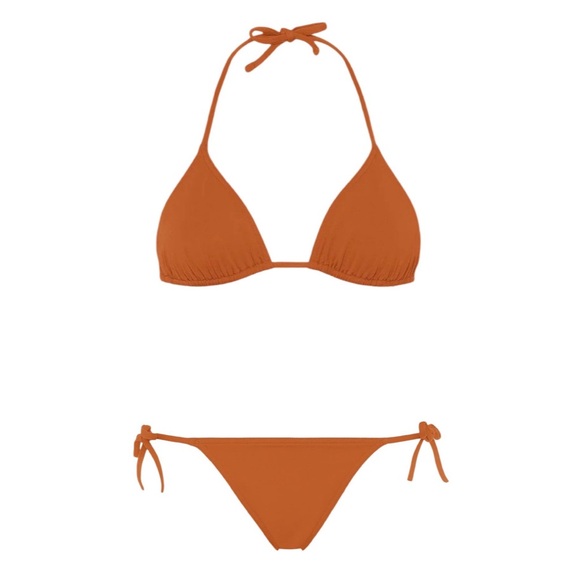 Eres Other - ERES Mouna Malou Triangle Bikini Set Ecorce Size Small (FR38)